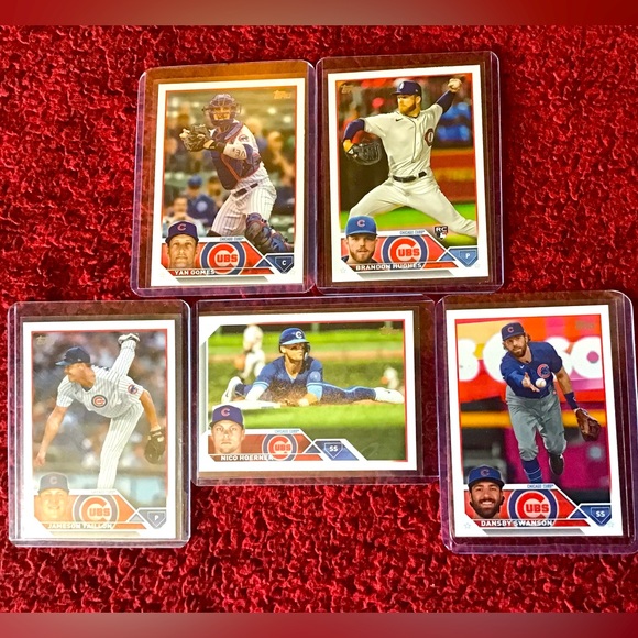 Dansby Swanson 2023 Topps Series 2-yuan Gomes-Nico-Brandon Huges-Cubs - Picture 1 of 2